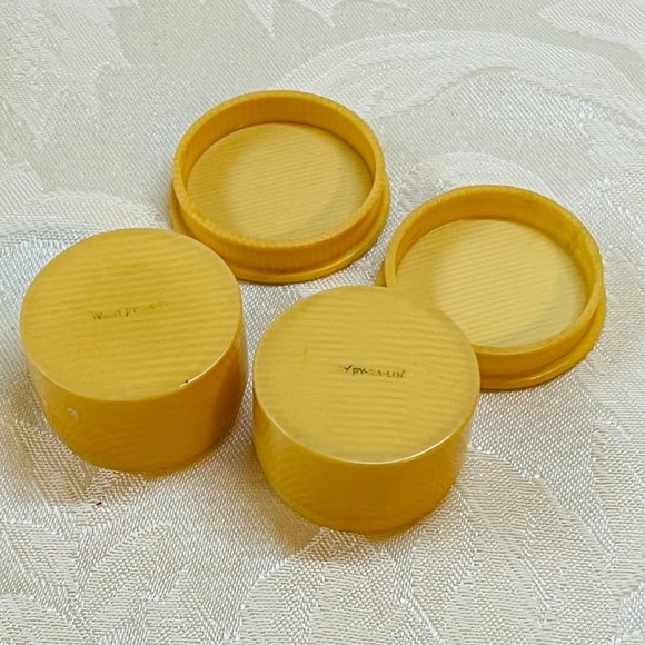 Art Deco Celluloid Vanity Set PyRaLin Vintage Du Barry French Hair Receiver 1930 - Picture 11 of 13